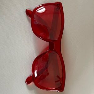 Red sunglasses